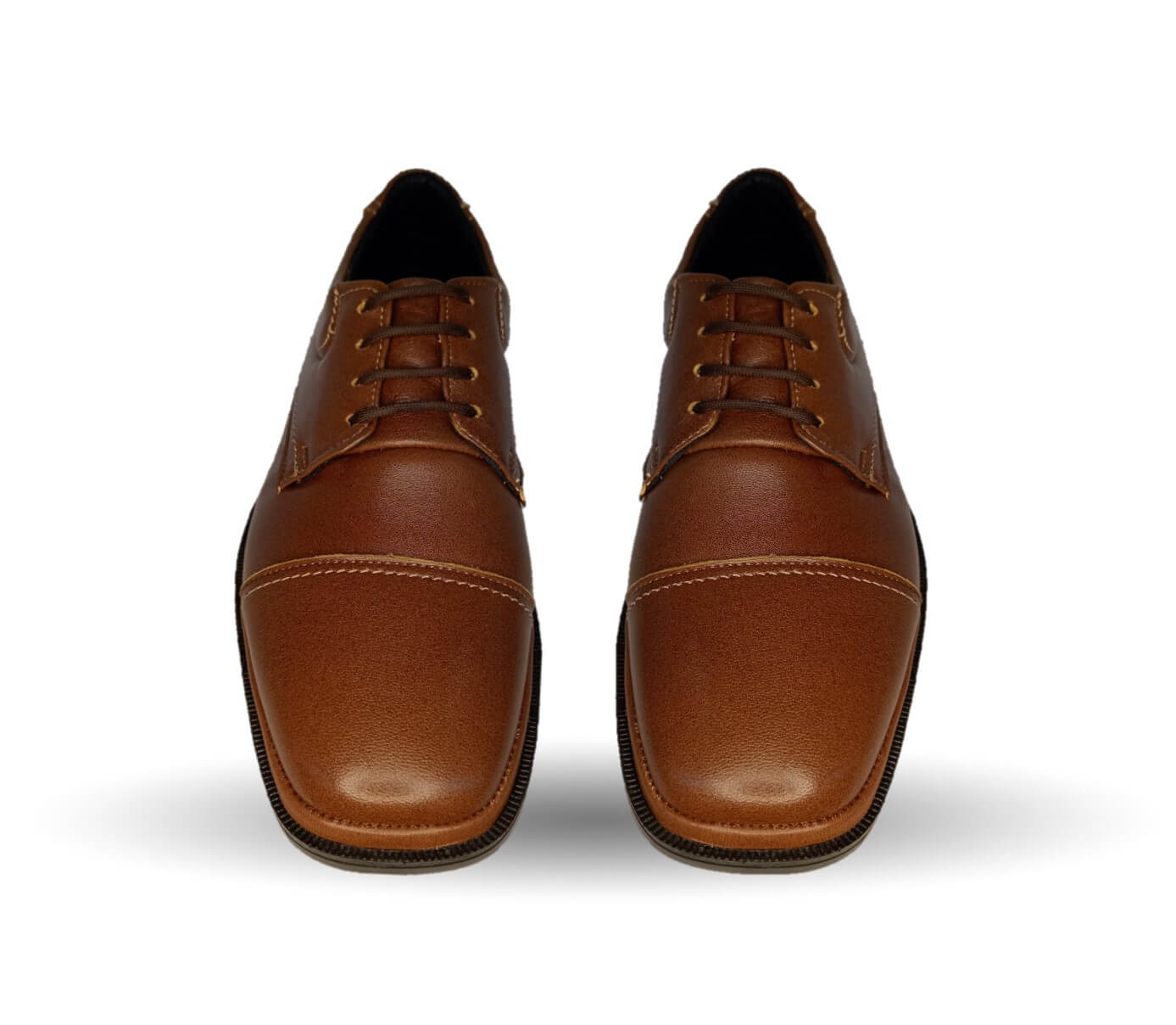 Zapato de Confort para pie diabético de piel de cordero Paceño 1702 Caoba para hombre