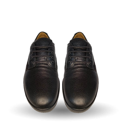 Zapato de Confort para pie diabético de piel de cordero con Shock Point Paceño 639 Negro para hombre