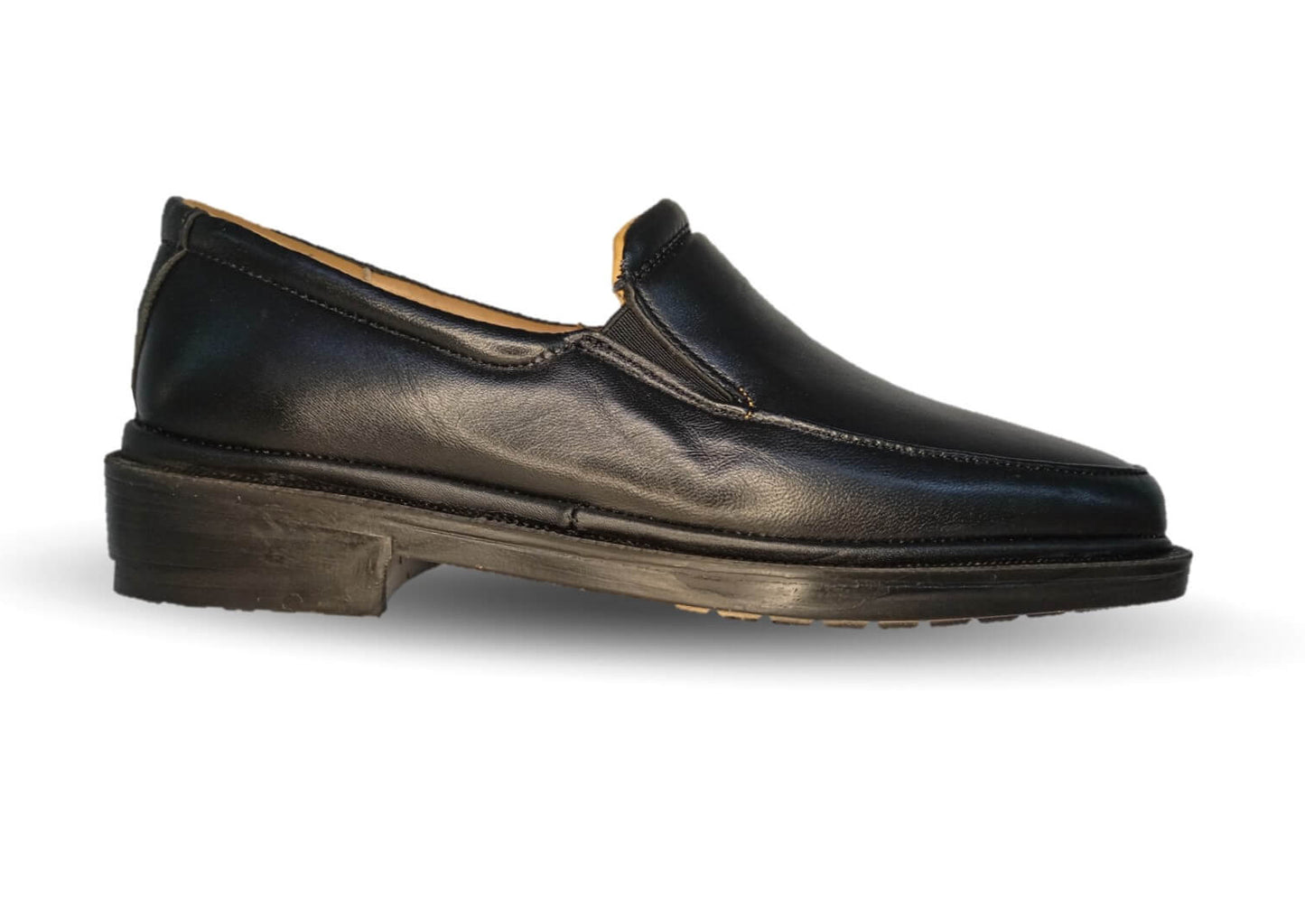 Zapato de Confort para pie diabético de piel de cordero Paceño 703 Negro para hombre