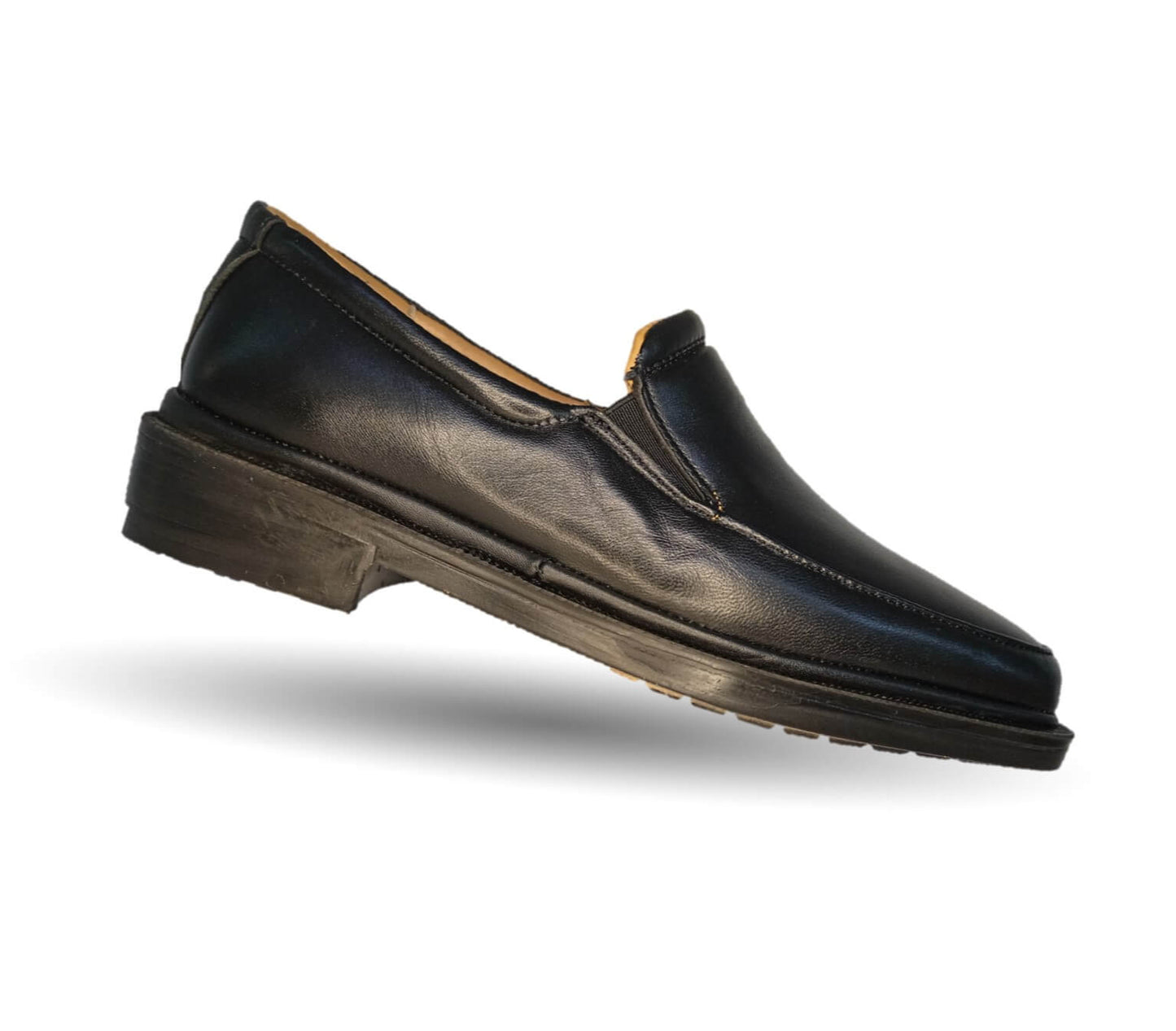 Zapato de Confort para pie diabético de piel de cordero Paceño 703 Negro para hombre