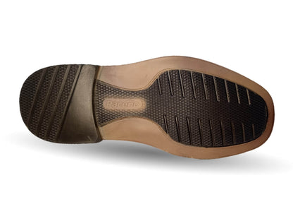 Zapato de Confort para pie diabético de piel de cordero Paceño 703 Negro para hombre