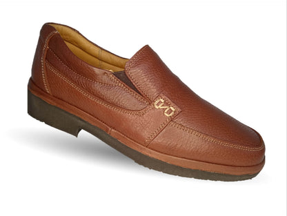 Zapato de Confort para pie diabético de piel de cordero con Shock Point Paceño 721 Tinto para hombre