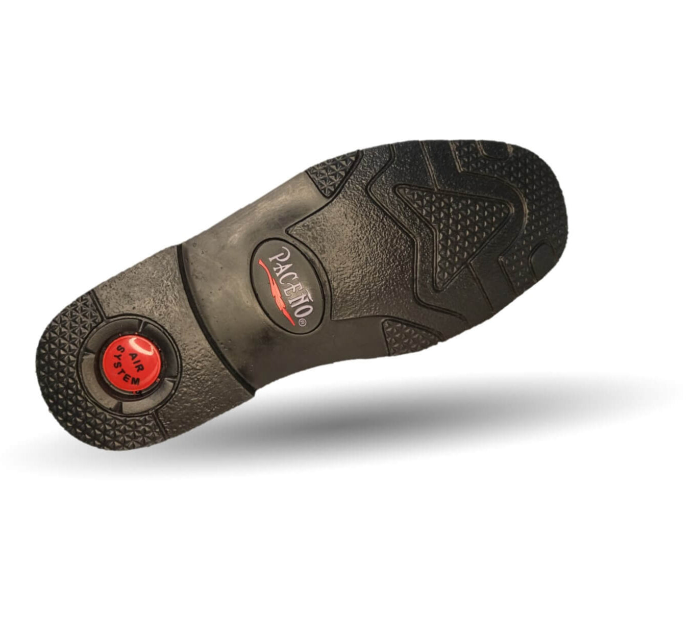 Zapato de Confort para pie diabético de piel de cordero con Shock Point Paceño 721 Tinto para hombre