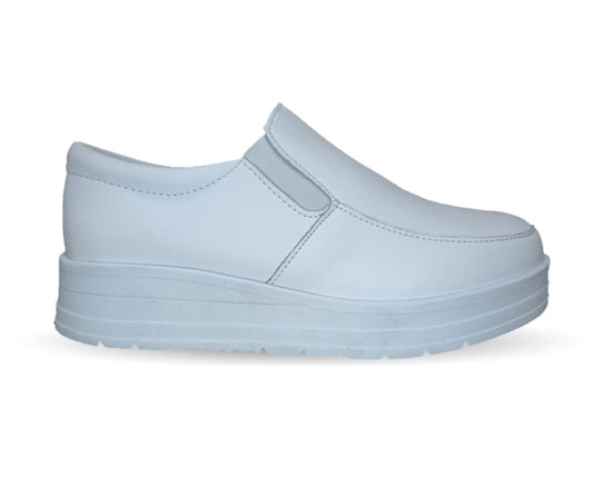 Calzado Casual y de Servicio de piel Pals 400 Blanco para mujer