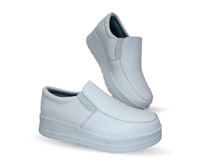 Calzado Casual y de Servicio de piel Pals 400 Blanco para mujer