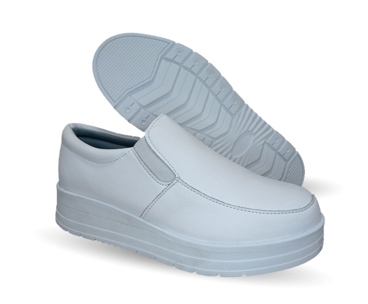 Calzado Casual y de Servicio de piel Pals 400 Blanco para mujer