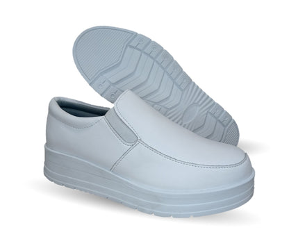 Calzado Casual y de Servicio de piel Pals 400 Blanco para mujer