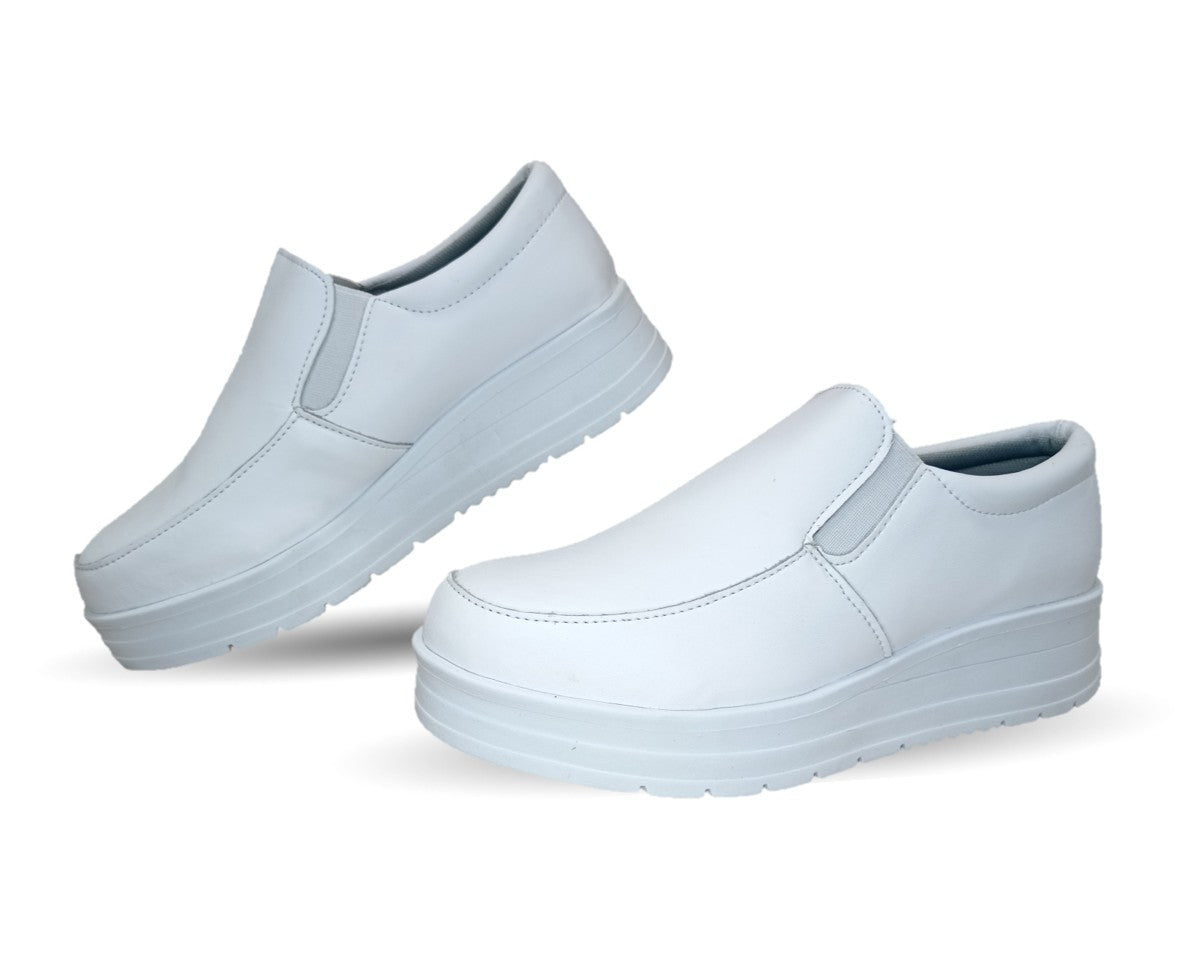 Calzado Casual y de Servicio de piel Pals 400 Blanco para mujer