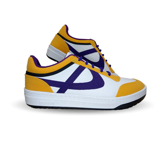 Tenis Urbano Panam 1125 Blanco/Amarillo para hombre