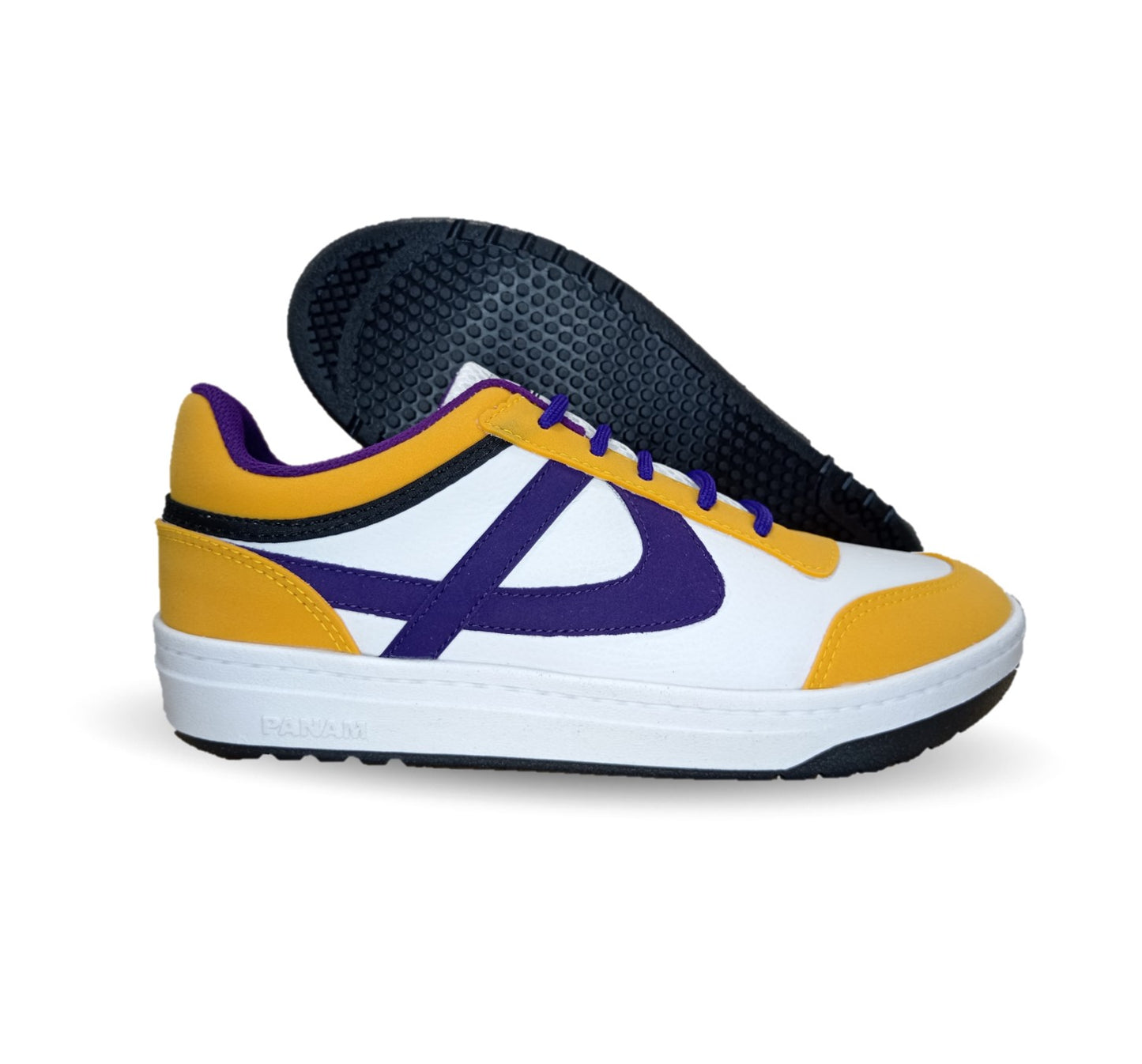 Tenis Urbano Panam 1125 Blanco/Amarillo para hombre