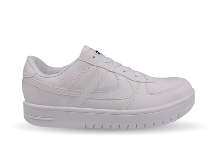 Tenis Urbano y Escolar Panam 290 Blanco Unisex para mujer y hombre