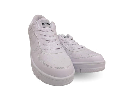 Tenis Urbano y Escolar Panam 290 Blanco Unisex para mujer y hombre