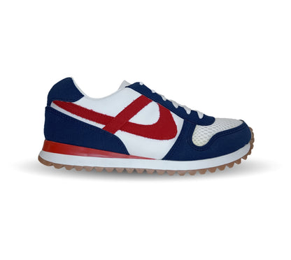 Tenis Deportivo Jogger Panam 312 Azul/Blanco/Rojo para hombre