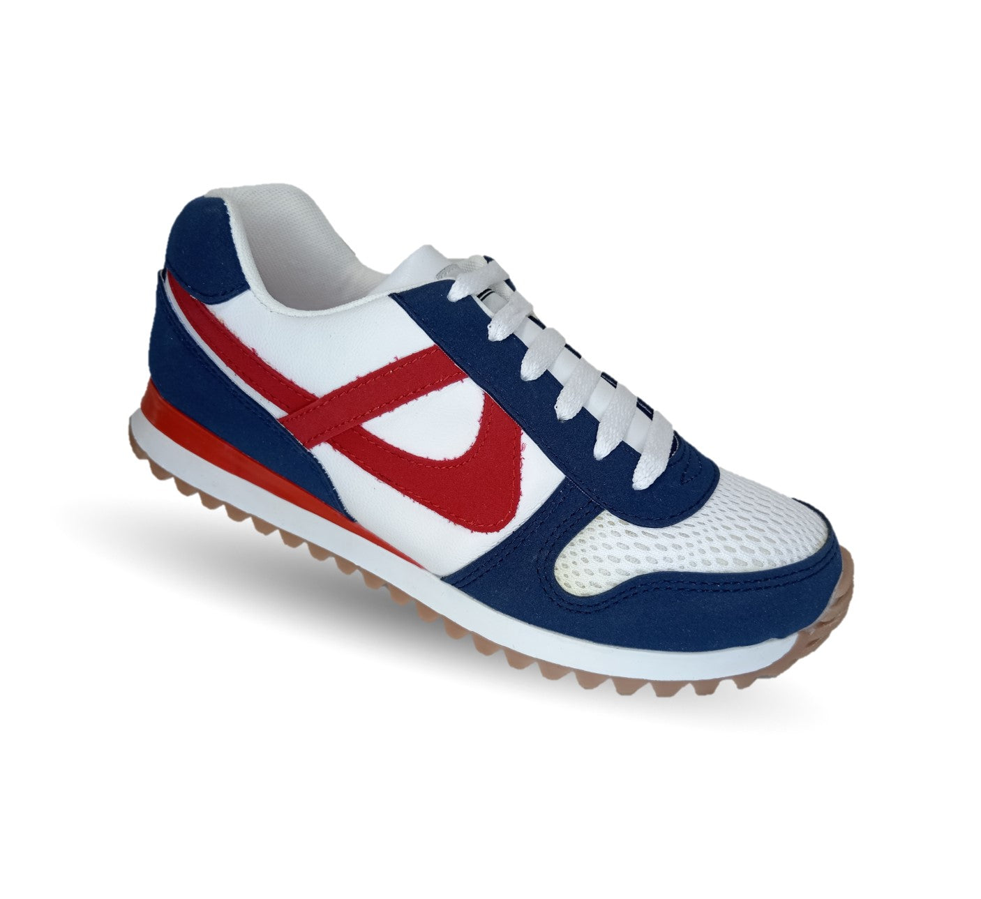 Tenis Deportivo Jogger Panam 312 Azul/Blanco/Rojo para hombre