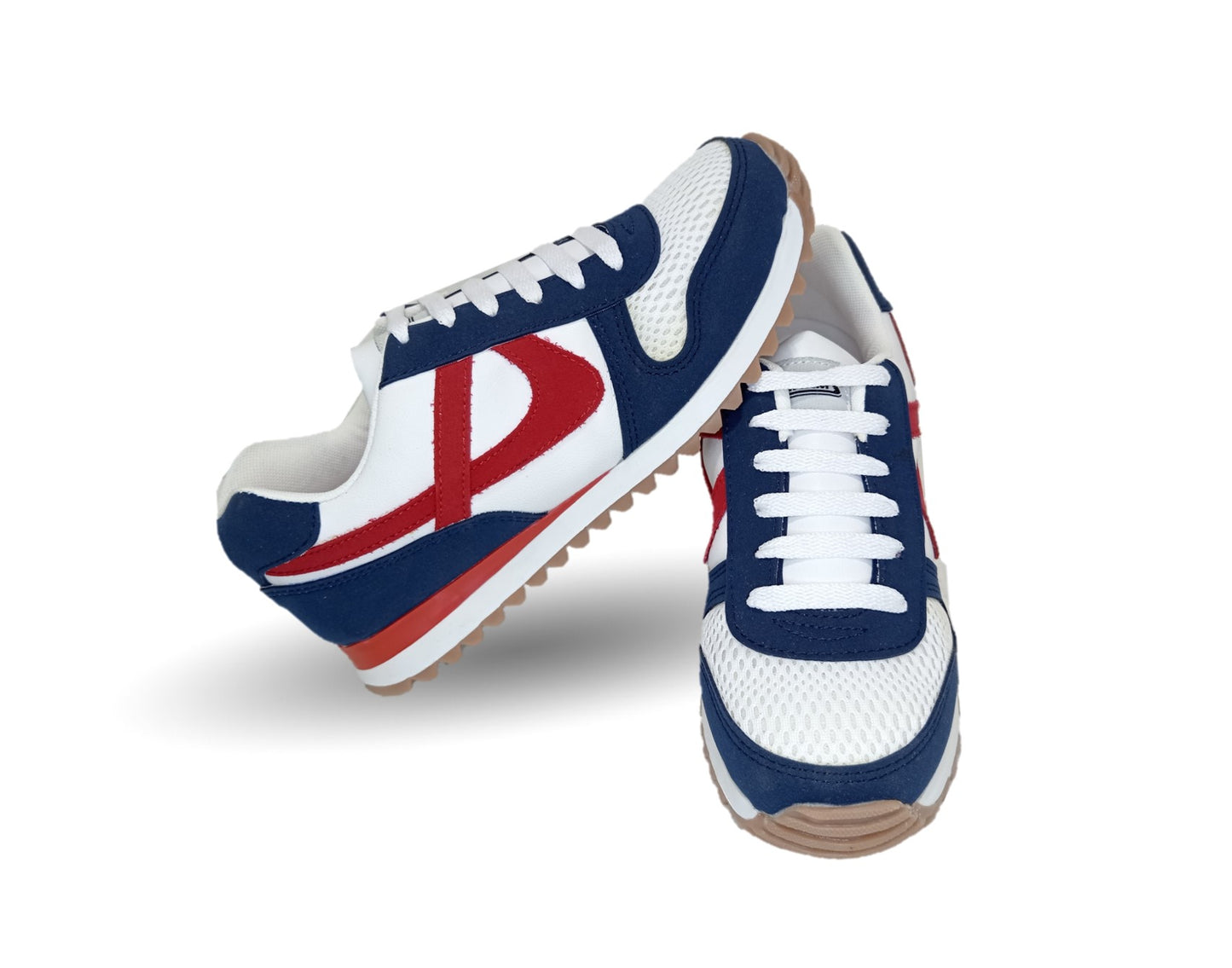 Tenis Deportivo Jogger Panam 312 Azul/Blanco/Rojo para hombre