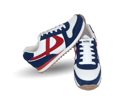 Tenis Deportivo Jogger Panam 312 Azul/Blanco/Rojo para hombre
