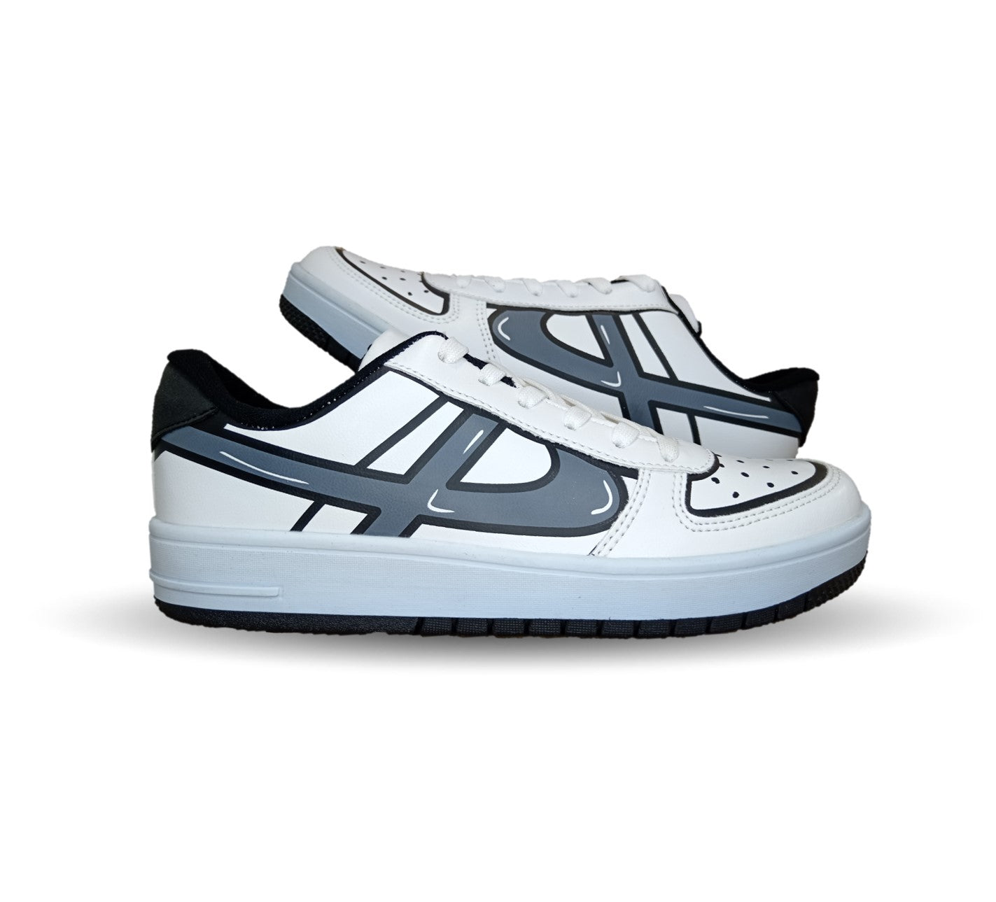 Tenis Urbano Panam 662 Blanco/Negro Unisex para mujer y hombre