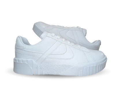 Tenis Urbano y Escolar Panam 676 Blanco Unisex para joven y mujer
