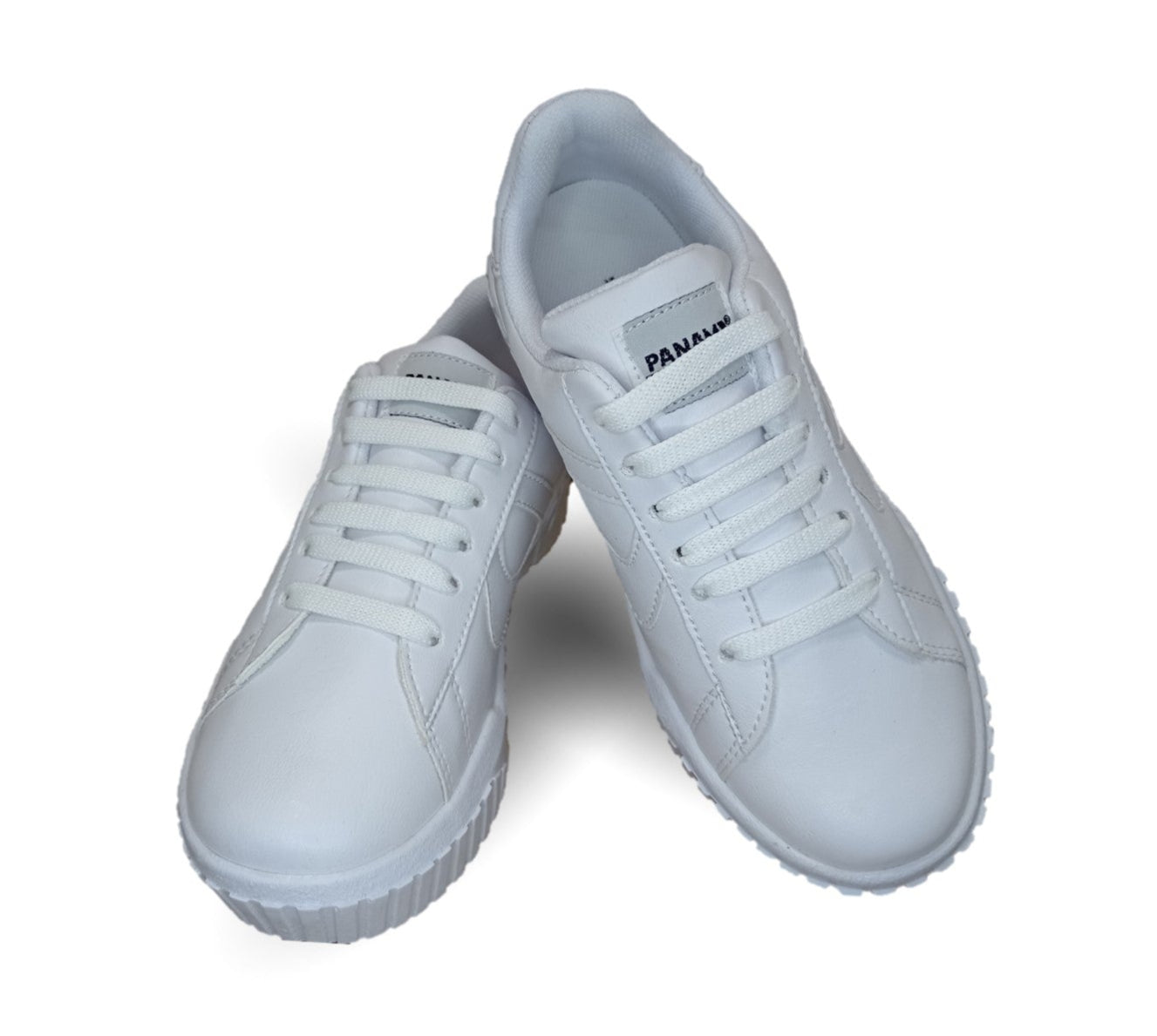 Tenis Urbano y Escolar Panam 676 Blanco Unisex para joven y mujer