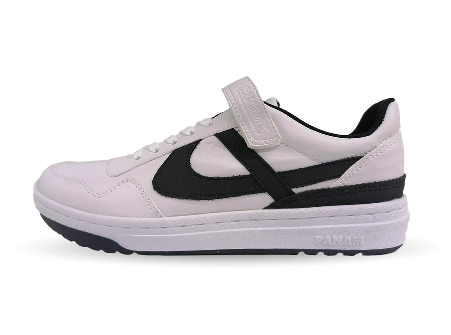 Tenis Urbano Panam 684 Blanco/Negro Unisex para mujer y hombre