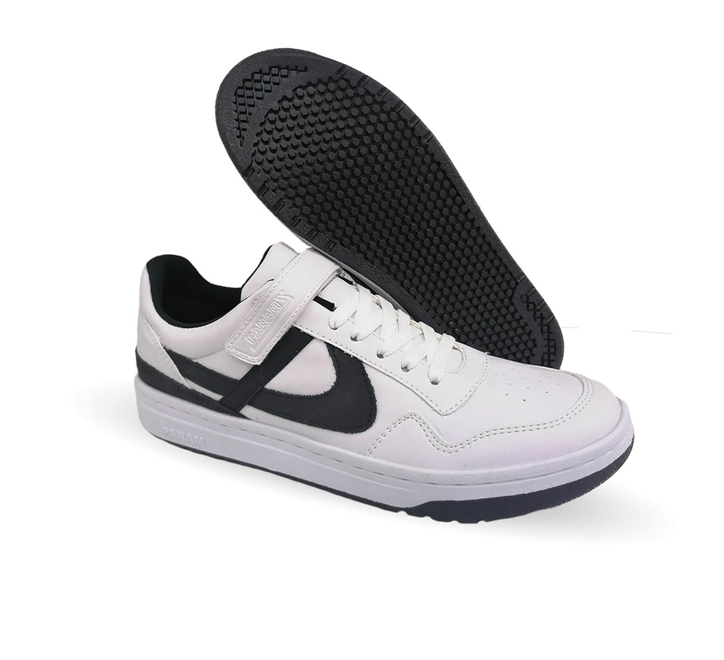 Tenis Urbano Panam 684 Blanco/Negro Unisex para mujer y hombre