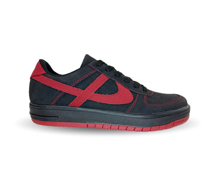 Tenis Urbano Panam 699 Negro/Rojo para hombre
