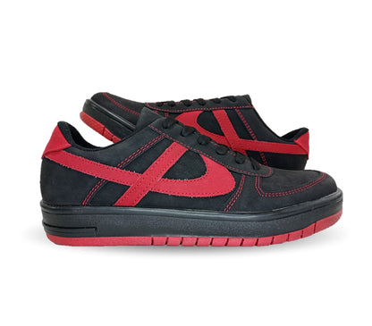 Tenis Urbano Panam 699 Negro/Rojo para hombre