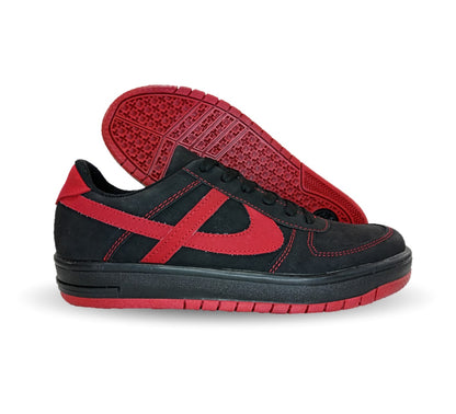 Tenis Urbano Panam 699 Negro/Rojo para hombre