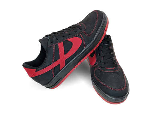 Tenis Urbano Panam 699 Negro/Rojo para hombre