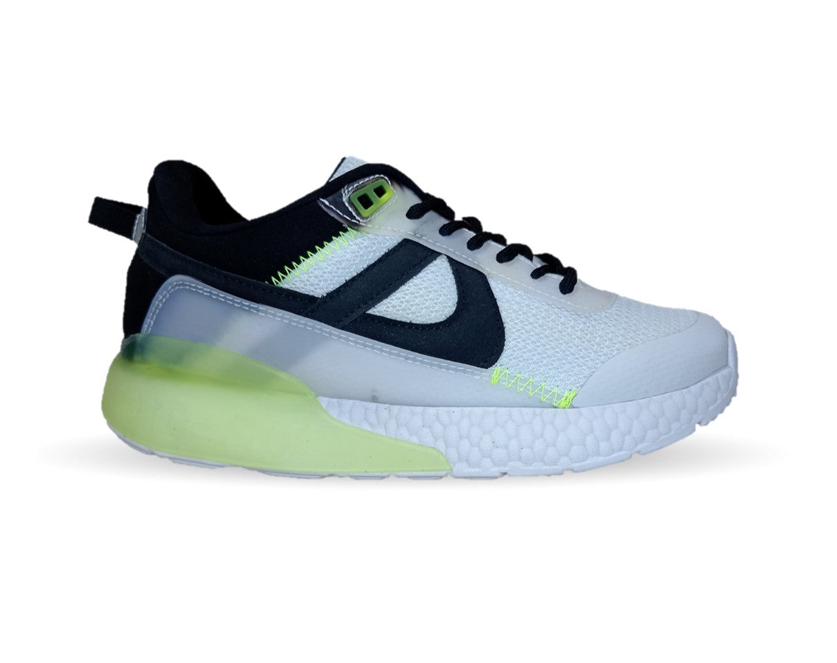 Tenis Deportivo y Casual Panam 743 Blanco/Negro para mujer