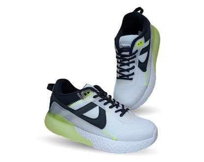 Tenis Deportivo y Casual Panam 743 Blanco/Negro para mujer