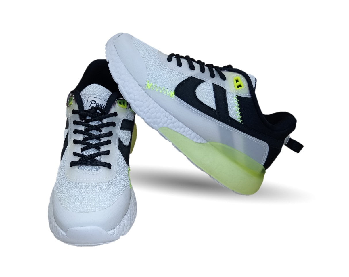 Tenis Deportivo y Casual Panam 743 Blanco/Negro para mujer