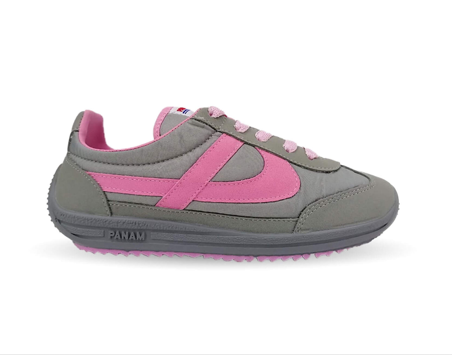 Tenis Urbano Panam 84 Gris/Rosa para mujer