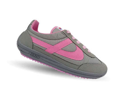 Tenis Urbano Panam 84 Gris/Rosa para mujer