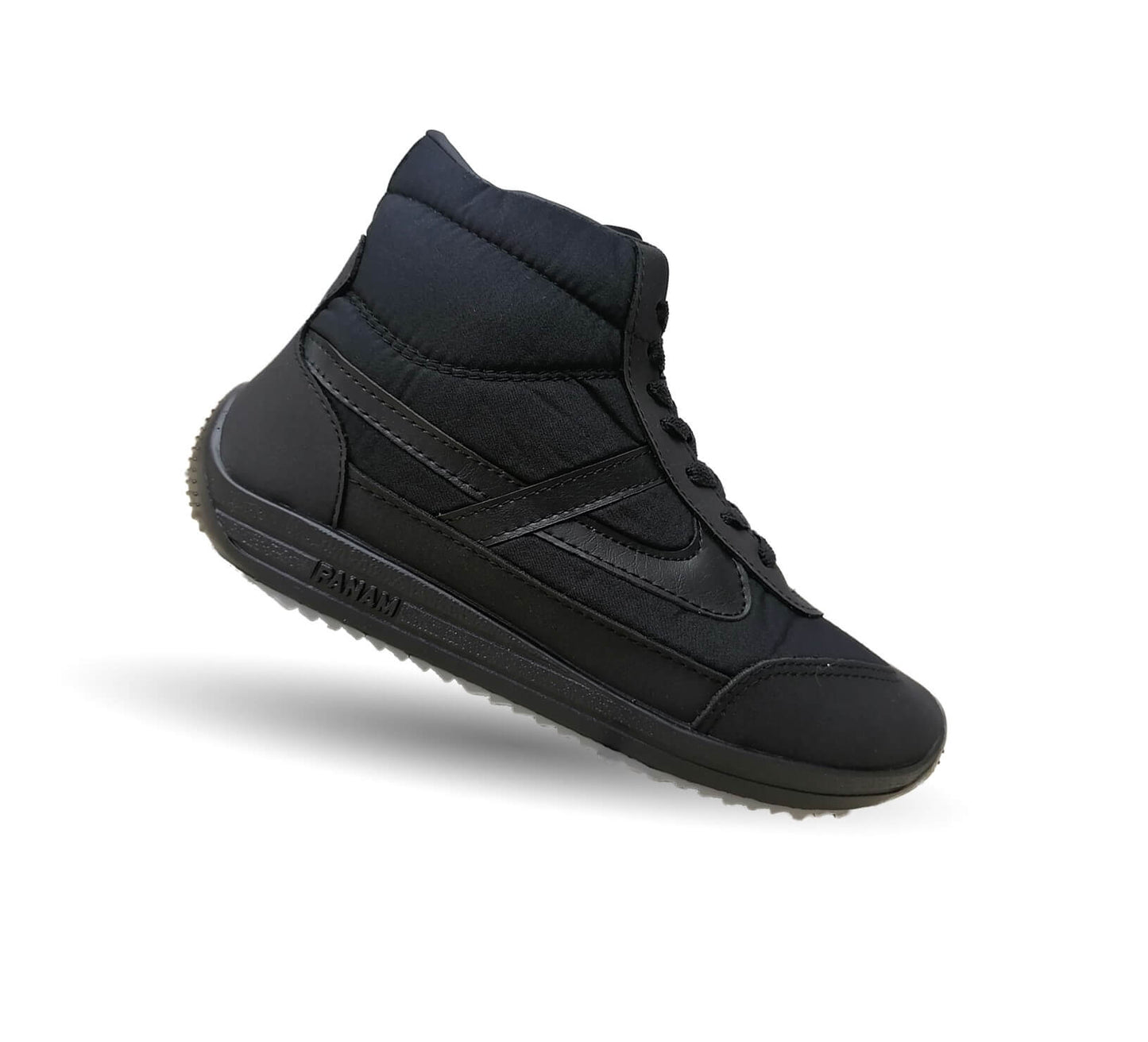 Tenis Urbano tipo Bota Panam 85 Negro Unisex para mujer y hombre