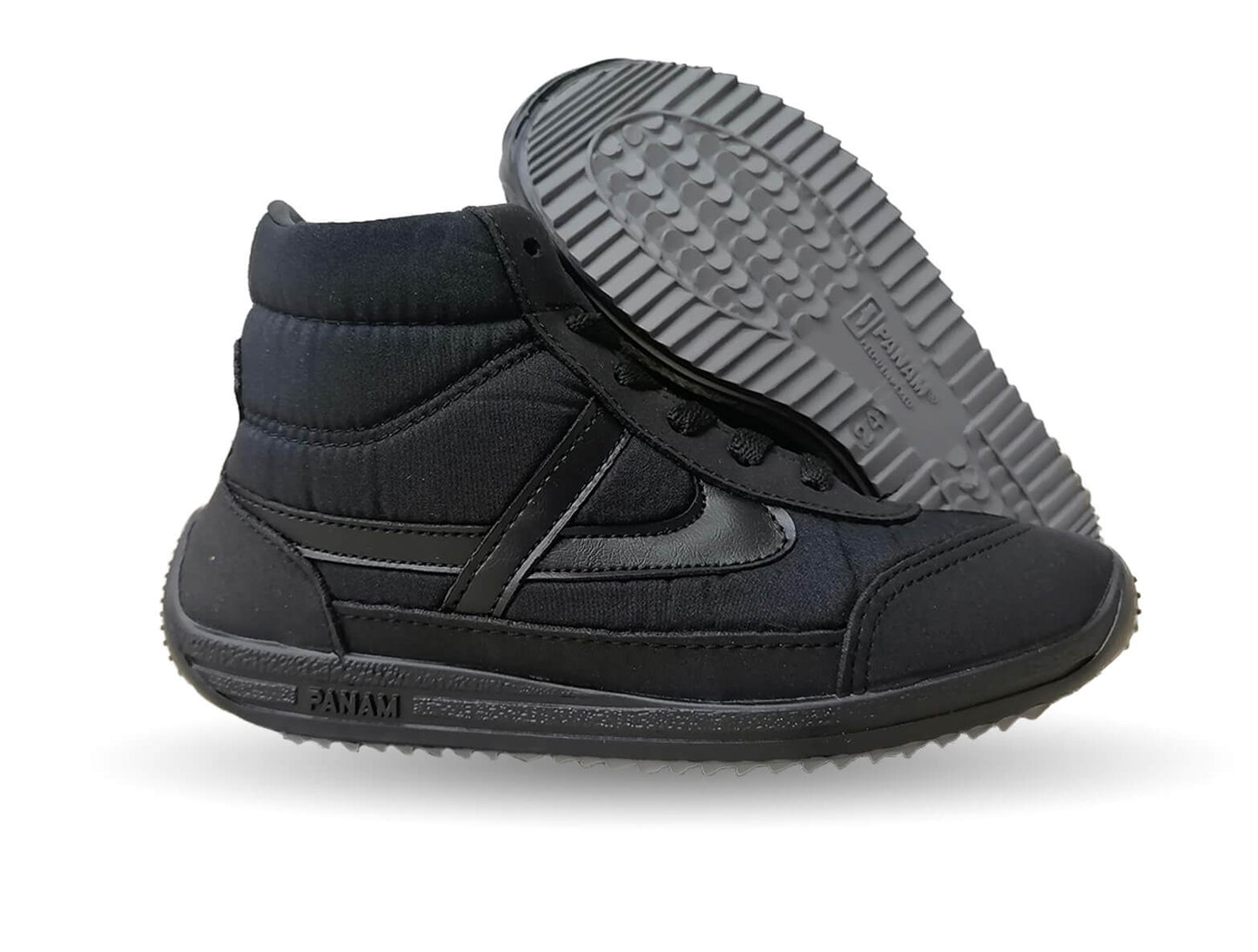 Tenis Urbano tipo Bota Panam 85 Negro Unisex para mujer y hombre