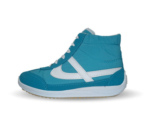 Tenis Urbano tipo Bota Panam 85 Turquesa para mujer