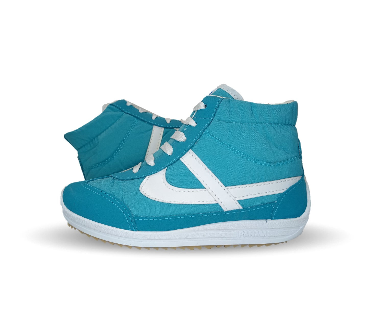 Tenis Urbano tipo Bota Panam 85 Turquesa para mujer
