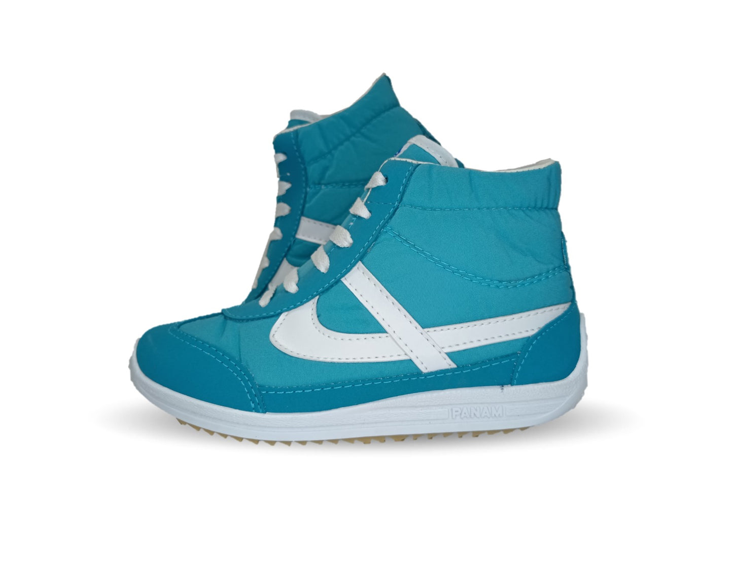 Tenis Urbano tipo Bota Panam 85 Turquesa para mujer