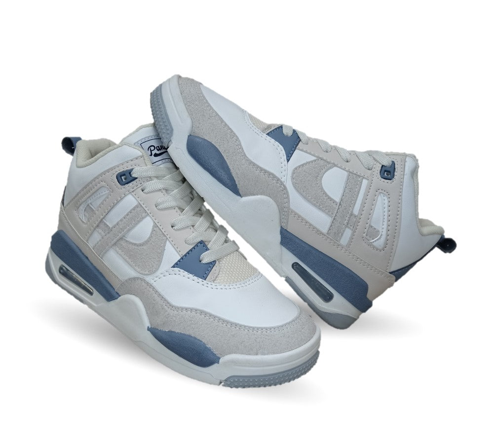 Tenis Urbano tipo Bota Panam 897 Ostión/Azul Unisex para hombre y mujer