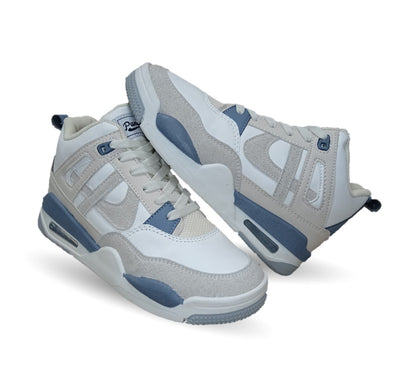 Tenis Urbano tipo Bota Panam 897 Ostión/Azul Unisex para hombre y mujer