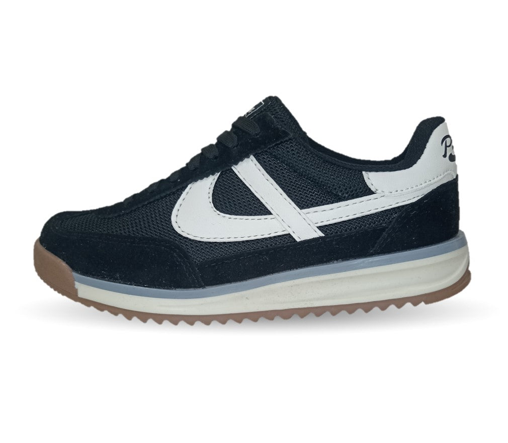 Tenis Urbano Panam 914 Negro/Blanco Unisex para hombre y mujer