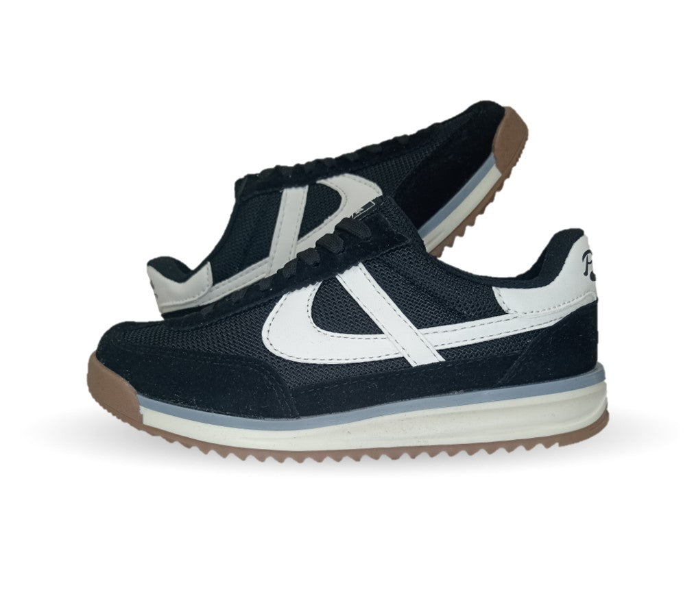 Tenis Urbano Panam 914 Negro/Blanco Unisex para hombre y mujer