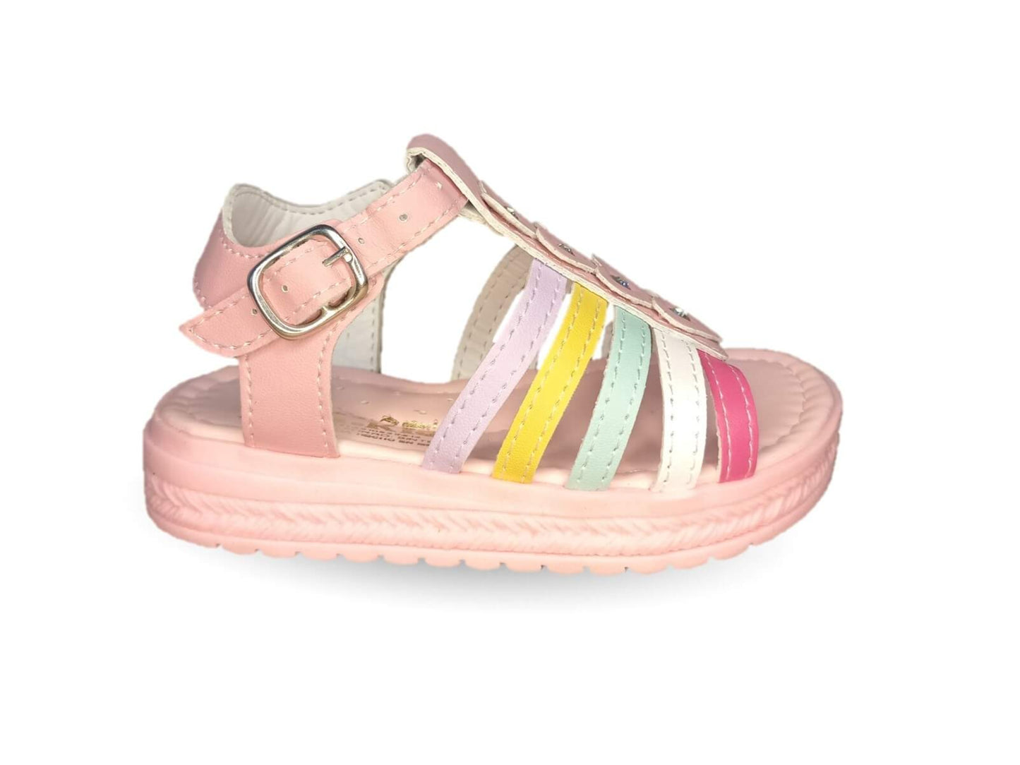 Sandalia con hebilla Peke Kids 184 Rosa para niña