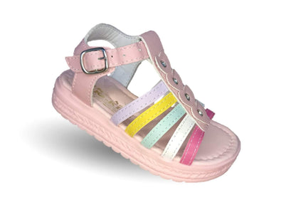Sandalia con hebilla Peke Kids 184 Rosa para niña