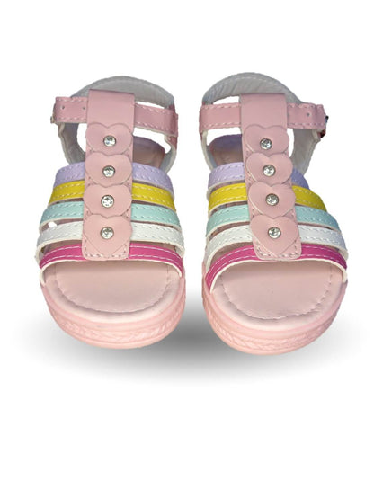 Sandalia con hebilla Peke Kids 184 Rosa para niña