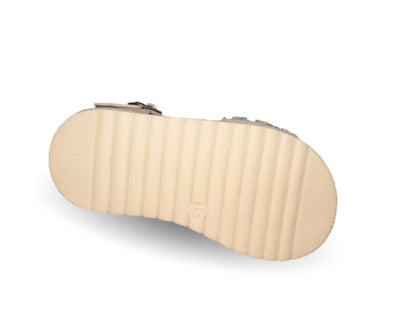 Sandalia con hebilla Peke Kids 191 Beige para niña