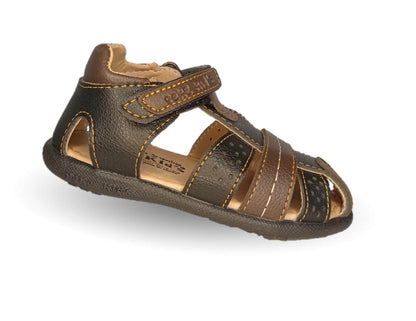 Sandalia con contactel Peke Kids 255 Negro para niño