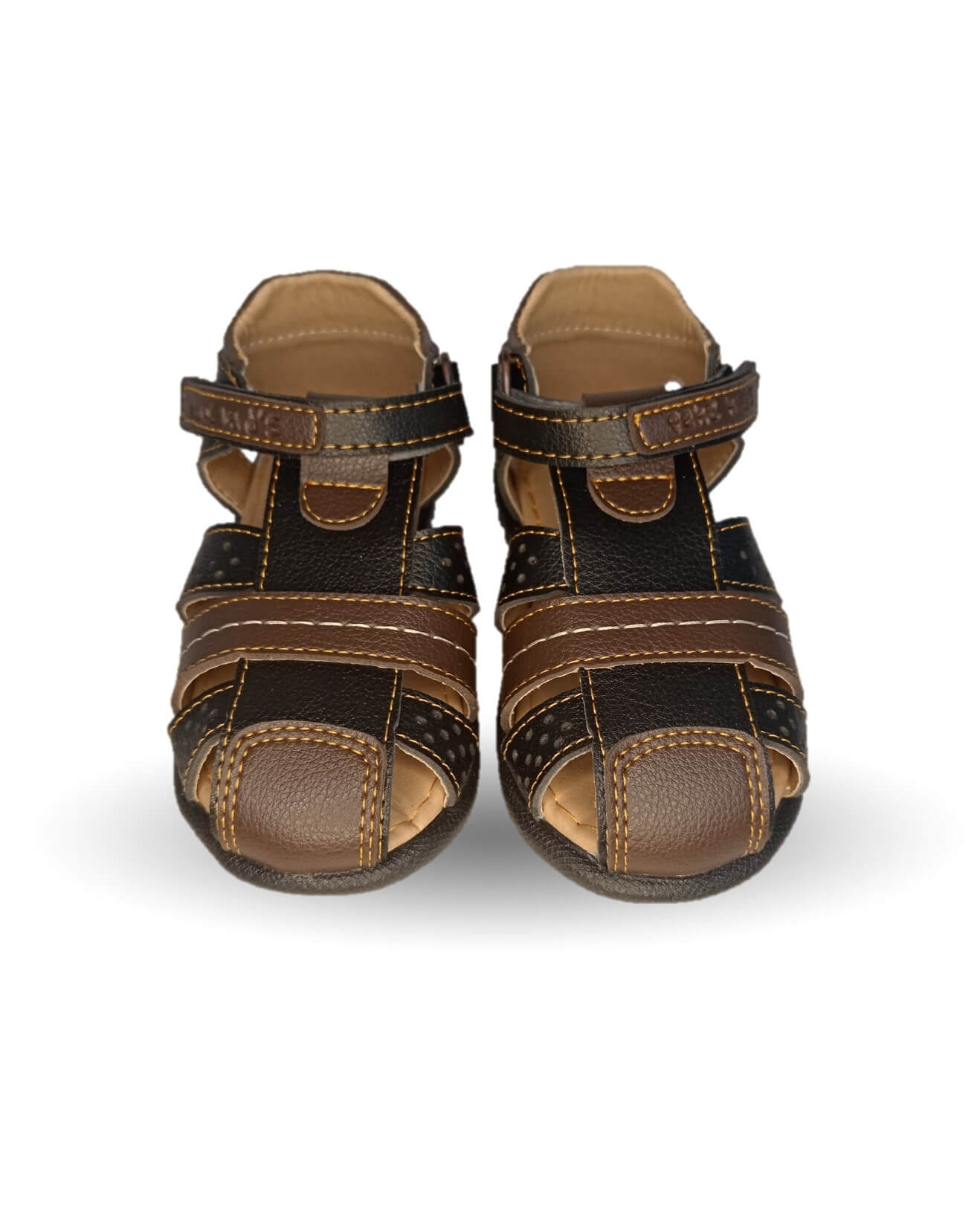 Sandalia con contactel Peke Kids 255 Negro para niño