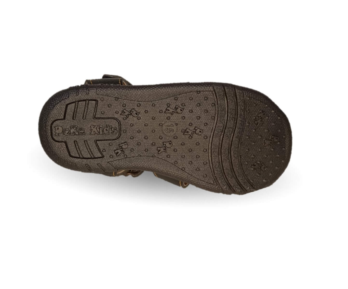 Sandalia con contactel Peke Kids 255 Negro para niño